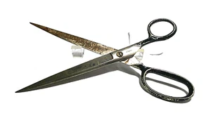 Vintage Betakut Kingshead Tailor's Scissors 9" – Italian Craftsmanship, 1950s - Picture 1 of 6