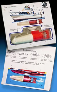 HP HANS POSTLER UNTERWASSER MOTOR für schwimmfähge SCHIFFSMODELLE U-BOOTE 1970er - Bild 1 von 3
