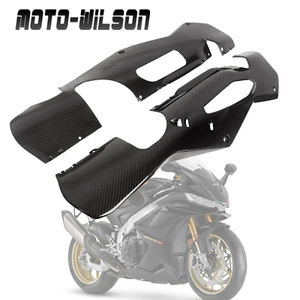 For Aprilia RSV4 2022 Carbon Fiber Belly Pan Panels Cover Protect Fairing Gloss - Picture 1 of 19