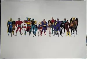 STILFÜHRERBLATT 4 Abenteuer von Superman Die animierte Serie 1996 WB selten - Bild 1 von 1