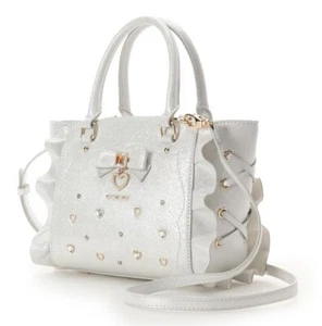 Samantha Vega 2 Way Handbag Shoulder Heart Jewelry Flutter Brand NEW "WHITE" - Picture 1 of 18