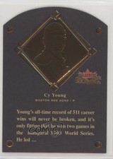 2002 Fleer Fall Classic Hall of Fame Plaques /1937 Cy Young #6HF HOF