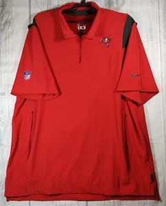 Tampa Bay Buccaneers Staff Worn Nike Apparel NFL Ventilated Pullover Large 24x29 - Picture 1 of 7