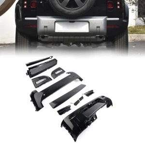 Fit Land Rover Defender 90 Front Rear Lip Bumper Protector Guard Skid Body Kit - Picture 1 of 14