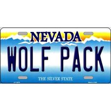 Wolf Pack License Plate Metal Sign Plaque Art Car Truck Wall Home Decor