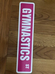 Gymnastics St. Sign Wall Decoration - Bild 1 von 2