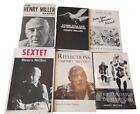 Henry Miller lot of 6 vintage paperbacks Books 📚 Sextet,Reader, Hummingbird.
