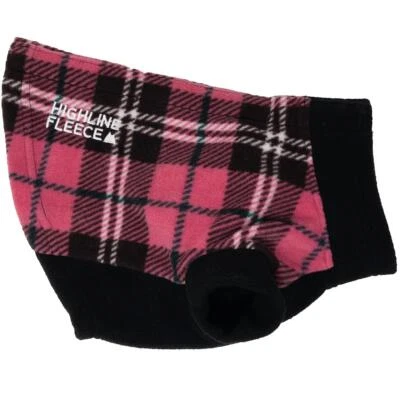 Highline Fleece Dog Coat Doggie Design Red Plaid, Blue Plaid, Pink Plaid - Image 1 of 3