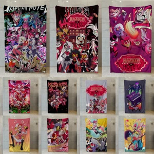 Hazbin Hotel Decken Anime Figur Druck Fannel Fleece Überwürfe Lucifer Alastor - Bild 1 von 43