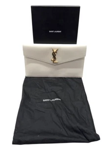 BOLSA YSL GRAIN DE POUDRE ROYA MEDIANA EN CREMA SUAVE! (AZP026508) - Imagen 1 de 7