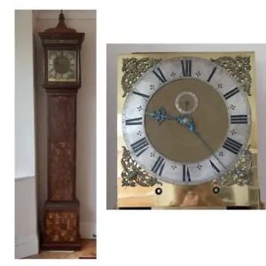 Rare Georgian London Year Duration Striking 7-Pillar Longcase Clock  ca. 1715 - Picture 1 of 24