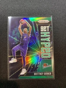 2021 WNBA Prizm Brittney Griner Green Get Hyped Prizm #5 - Picture 1 of 2