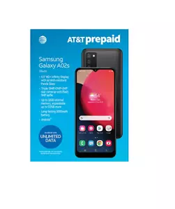 Samsung Galaxy A02s SM-A025U AT&T PREPAID 32GB Schwarz Open Box - Bild 1 von 2