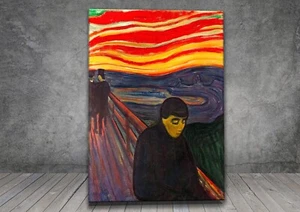 Edvard Munch Despair CANVAS PAINTING ART PRINT WALL 1213 - Picture 1 of 8