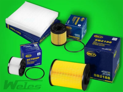 INSPEKTIONSPAKET FORD FOCUS II 2,0 TDCi VOLVO C30 Luft- Öl- Pollen- Dieselfilter - Bild 1 von 4