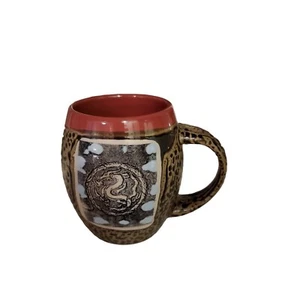 Azul Kunstkeramik Steinzeug Kaffee Tee Tasse Becher 14 Unzen Villa Grove Colorado kein Löffel - Bild 1 von 10