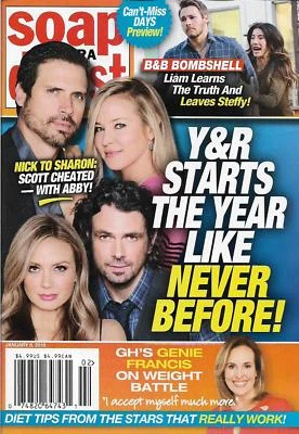 Soap Opera Digest Magazine January 8 2018 Young & the Restless Genie Francis - Image 1 of 3