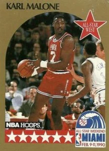 1990-91 Hopps Basketball #21 Karl Malone NBA  SP Jazz AS - Picture 1 of 2