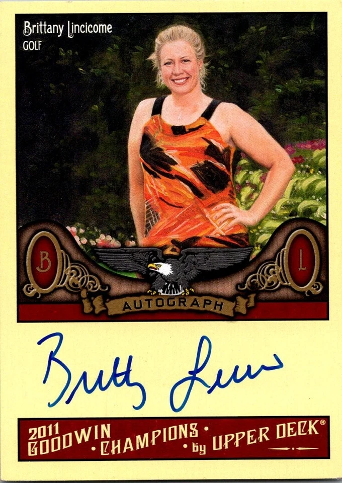 2011 Upper Deck Goodwin Champions Autographs #LI Brittany Lincicome 044E - Image 1 of 1