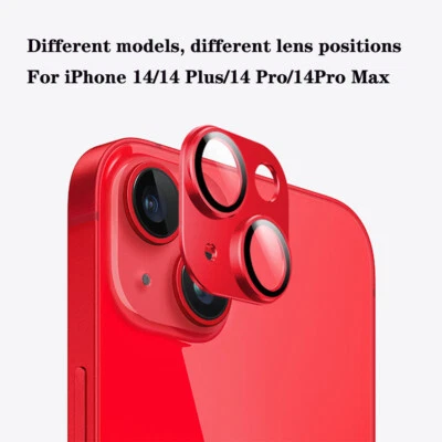 Protector Camera Lens Case Cover For iPhone 15 Plus/15Pro Max Tempered Glass - Image 1 of 4