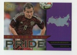 2015 Panini Select Soccer National Pride Purple 18/99 Aleksandr Kerzhakov #33