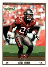 2005 Score Glossy Tampa Bay Buccaneers Football Card #281 Ronde Barber