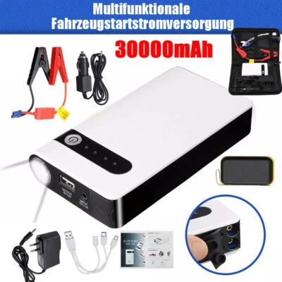 Avviatore Auto Jump Starter 30000mAh Batteria Caricabatterie Booster Power Bank - Immagine 1 di 4