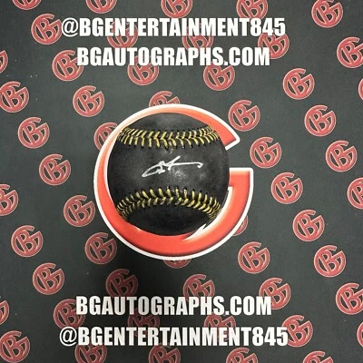 Allen Iverson Autographed Philidelphia 76'ers Black Leather OMLB JSA - Image 1 of 3