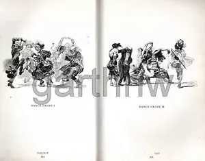 HEINRICH KLEY 1937 #3 LINE DRAWING PICTORIAL FANTASIA WALT DISNEY INSPIRATION - Picture 1 of 3