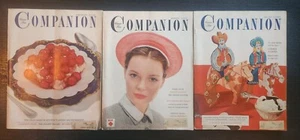 WOMAN'S HOME COMPANION MAGAZINE VINTAGE 1952 LOT OF 3 FASHION, FAMILY, HOME ADS - Picture 1 of 5