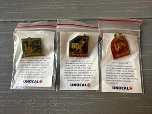 Juego de 76 pines Los Angeles Rams 1989 unocal #1 J. Everett #2 H. Ellard #3 Lansford  - Imagen 1 de 4