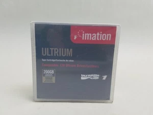 New Imation 51122 41089 100/200GB LTO Ultrium 1 Data Tape Cartridge - Afbeelding 1 van 3