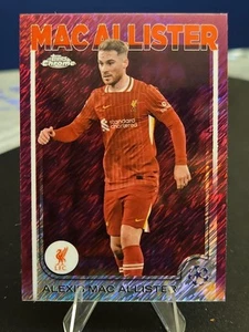 Alexis Mac Allister 2024-25 Topps Cromo UEFA Clubes Competiciones (#182) Magenta - Imagen 1 de 6