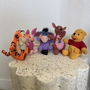 Vintage Rare 1997 Disney Mattel Winnie The Pooh, Ferkel, Tiger Kanga & Roo Lot 5 - Bild 1 von 18