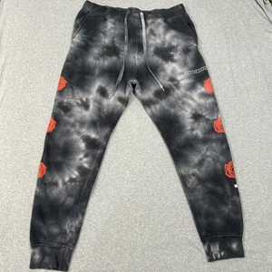 EMPYRE Vertirose Jogger Sweatpants Mens XL Black Red Roses Streetwear Casual - Picture 1 of 10
