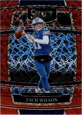 2022 Select Draft Picks Prizms Red Lazer #41 Zach Wilson - FB - Image 1 of 2