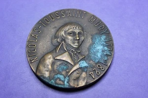 1954-MEDAILLE-BRIEFBESCHWERER-NICOLAS TOUSSAINT MORY - Bild 1 von 2