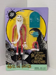 Vintage 1993 NECA Jack Skellington as Santa Bendable Figure NIP Collectible - Picture 1 of 5