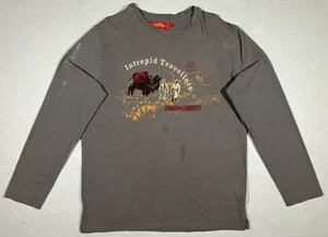 Vintage Shanghai Tang Hemd Herren Large Langarm Seide Road Intrepid Travelers - Bild 1 von 18