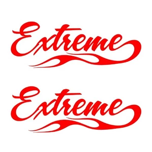 Extreme Fancy Flame Car Bike Van Truck Boat Vinyl Graphic NEO00647 - Picture 1 of 2
