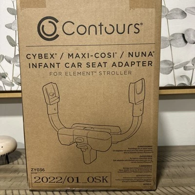 Contours Element Cochecito Cybex / Maxi-cosi / Adaptador Asiento Coche Infantil Nuna  Foto 1 de 3