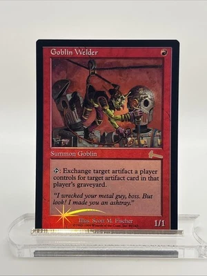 Goblin Welder FOIL Urza’s Legacy 1999 Near Mint Never Played Magic Gathering Mtg - Image 1 of 4