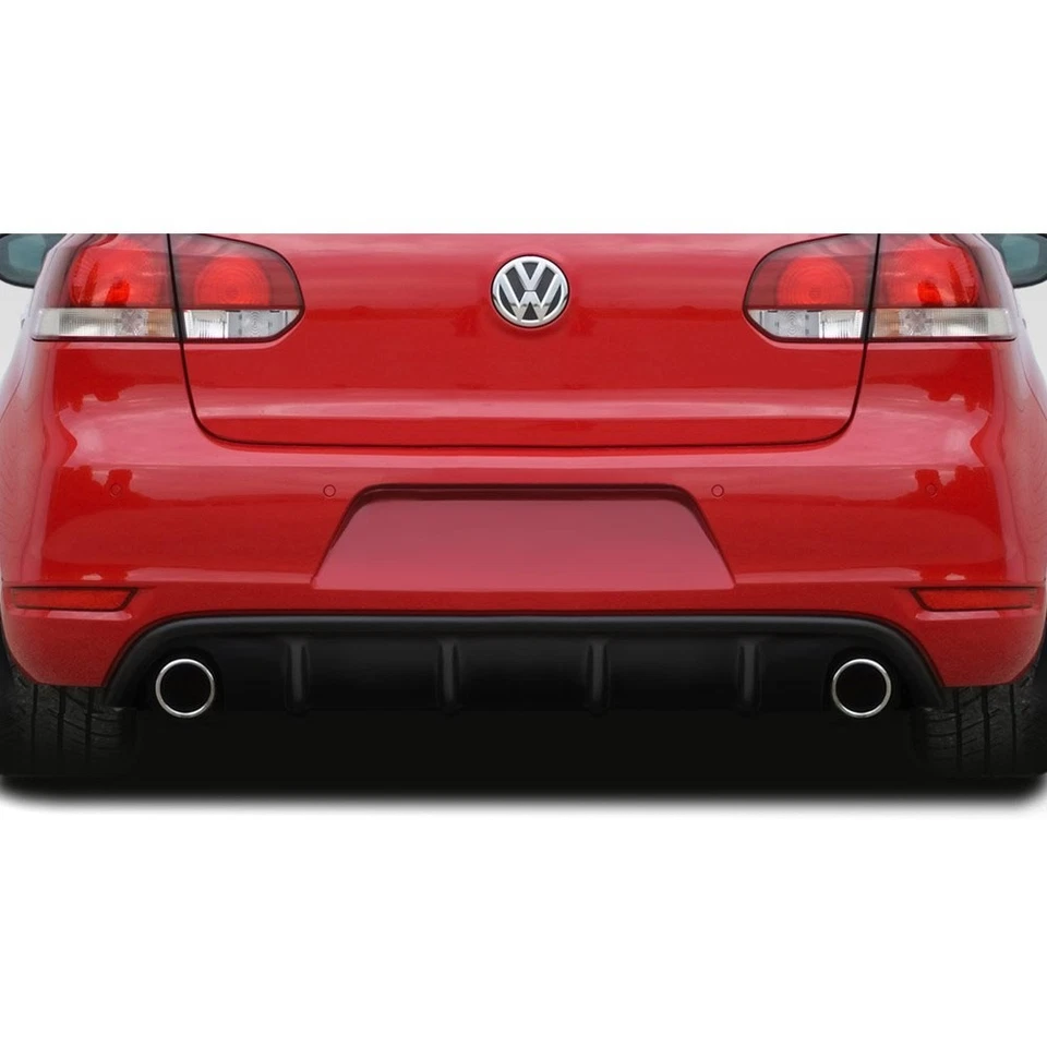 For Volkswagen GTI 10-14 Duraflex Krone Style Fiberglass Rear Diffuser Unpainted - Изображение 1 из 4