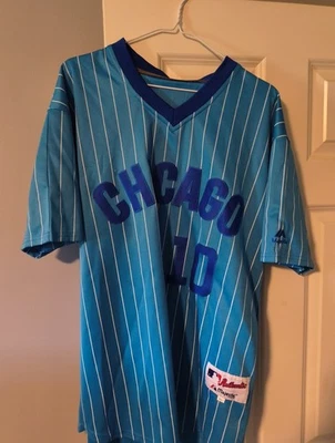 DAVE KINGMAN Chicago Cubs 1978 Majestic Cooperstown Away Baseball Jersey - Image 1 of 2