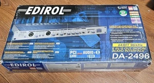 ROLAND EDIROL DA-2496 8x8 Multi-track Digital Audio Interface.PCI Card.CD.Boxed. - Picture 1 of 15