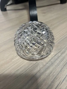 Vintage WATERFORD CRYSTAL Paperweight Hollow Dome Round - Picture 1 of 4
