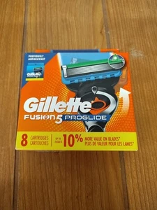 NEW GILLETTE Fusion 5 PROGLIDE REFILL RAZOR BLADES 8 Cartridges - Picture 1 of 1