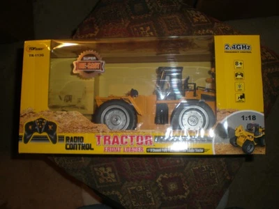 Tractor TR-113G 2.4GHZ Top Race Radio Control Full Functional Front Loader NIB - Image 1 of 4
