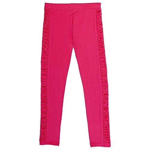 French Toast LK1744S17 Girls' Little Ruched Legging Shocking Fuchsia 4 - Image 1 of 1
