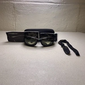 7EYE Panoptx Sonnenbrille schwarz Hartschalenetui Brillenhalter NUR RAHMEN - Bild 1 von 11